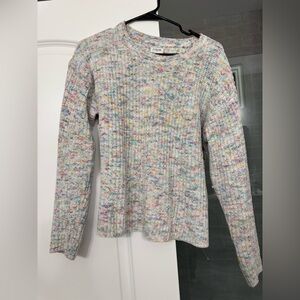 J. Crew Factory Chenille boxy crewneck sweater